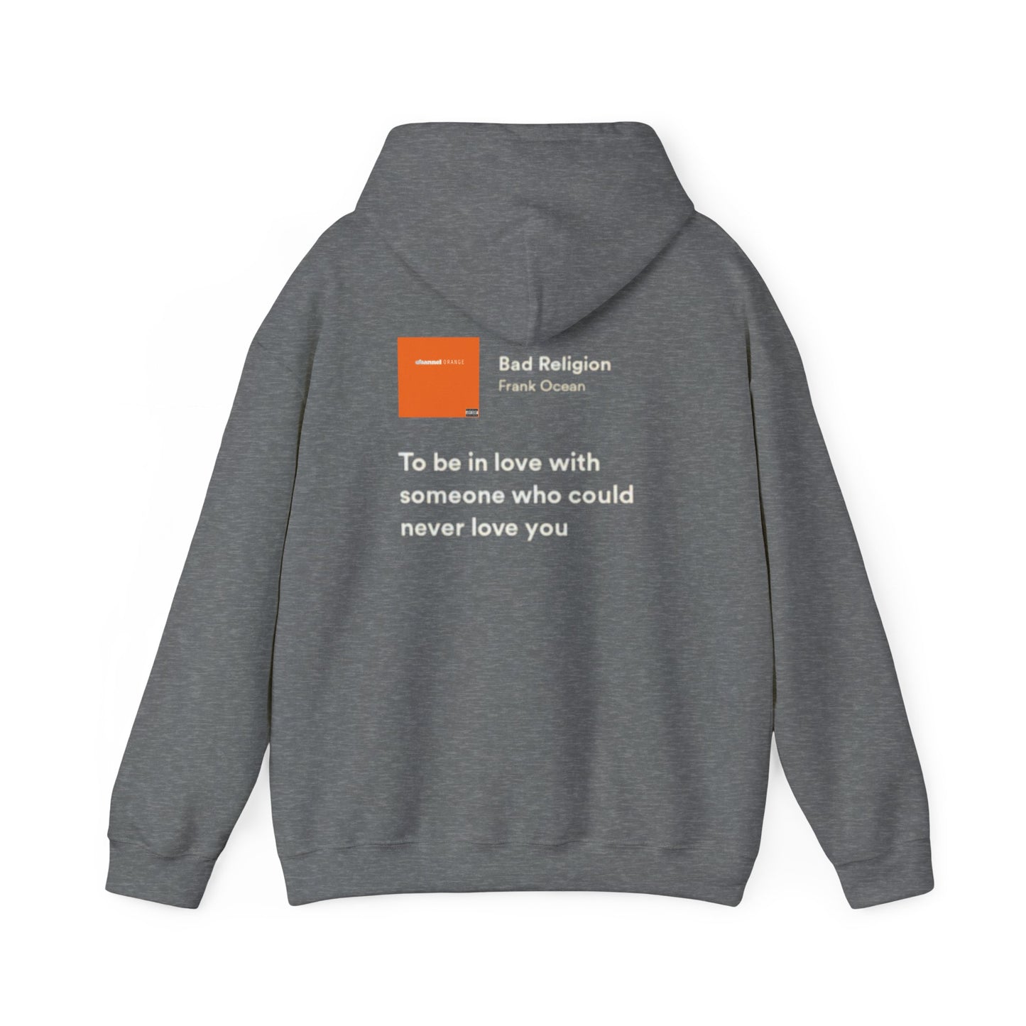 Channel Orange Lyrics Hoodie