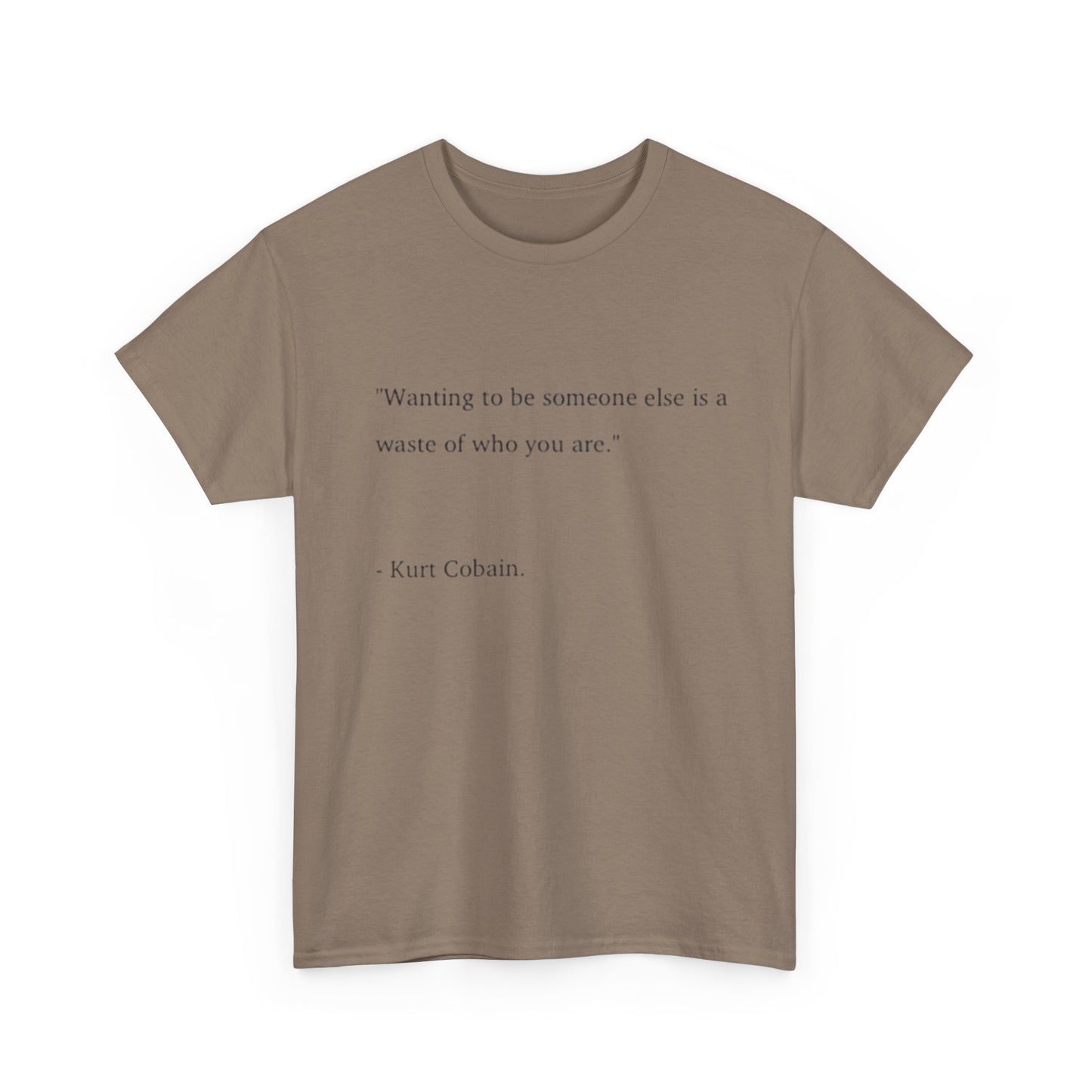 Unisex Kurt Cobain Quoted Tee